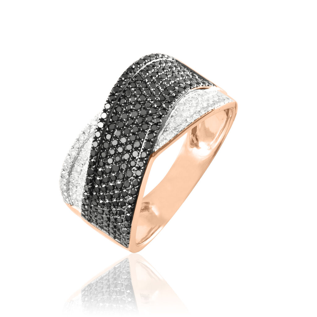Bague Elyne Or Rose Diamant