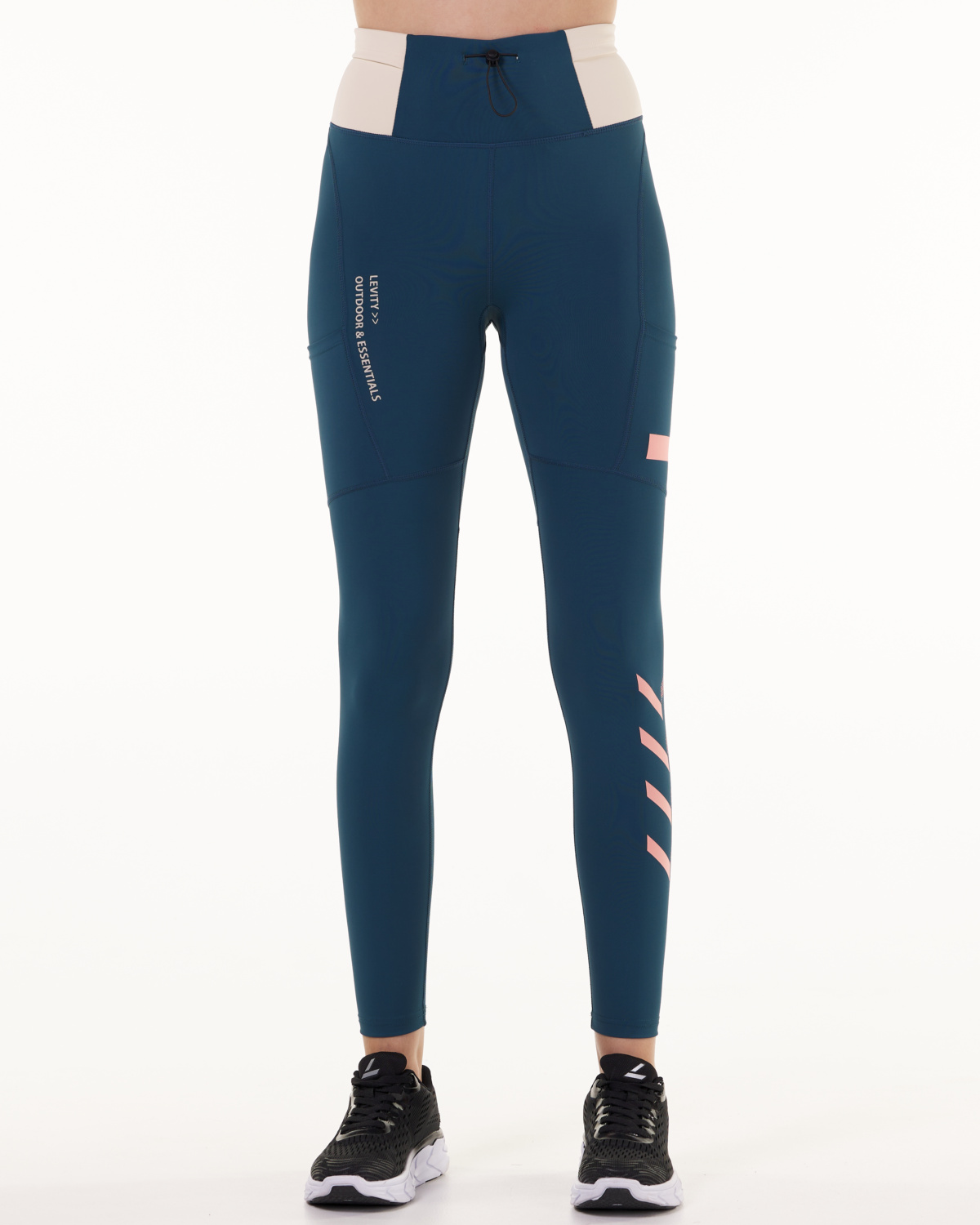 LEVITY Future Trail Tech Tights Deep Teal