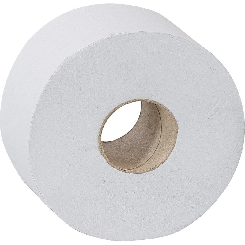 Papier toilette Mini Jumbo double épaisseur Bruneau - 12 rouleaux de 175 m