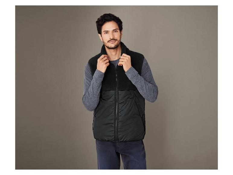 Heren teddy bodywarmer