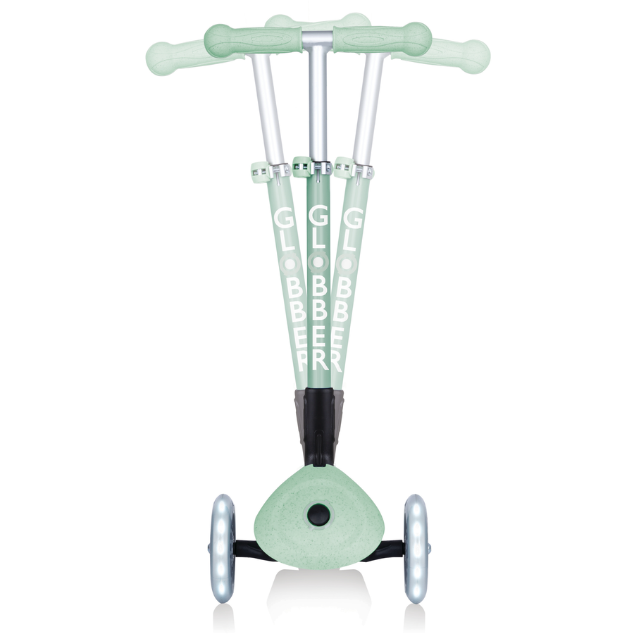 GLOBBER Junior Faltbarer Scooter Lights Eco pistazie