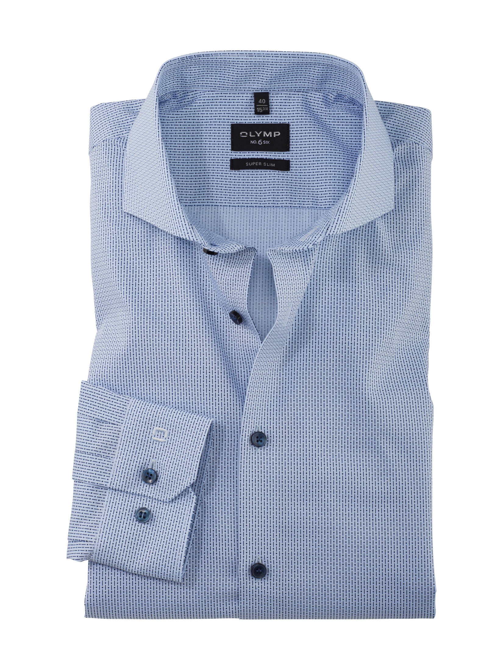 OLYMP| Herren Hemd OLYMP NO.SIX Super Slim Fit Langarm