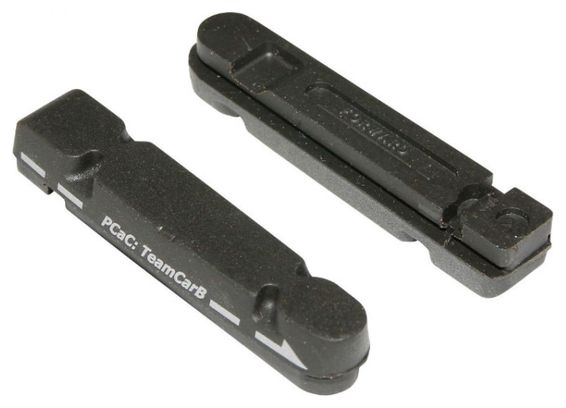 Patin de frein route ashima pour etrier double fixation Shimano jante carbone (1 paire)