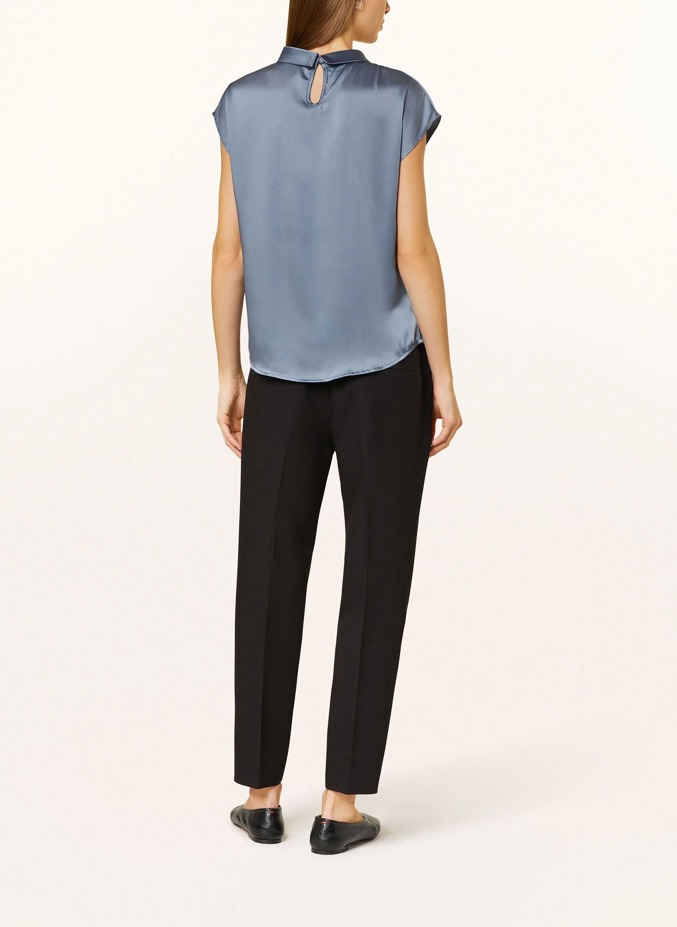 NEO NOIR Blusenshirt FLEUR aus Satin