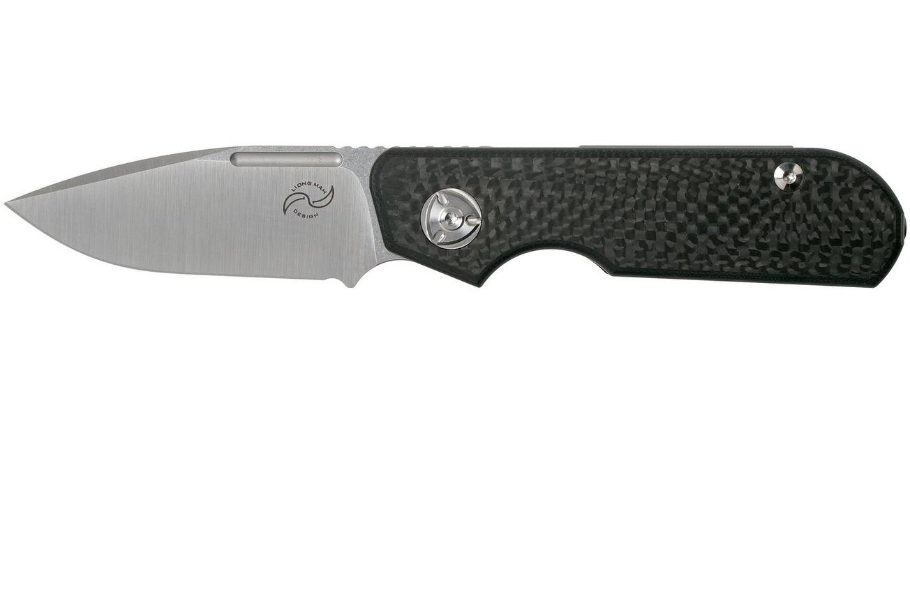 Liong Mah Traveller Spearpoint Carbonfiber zakmes