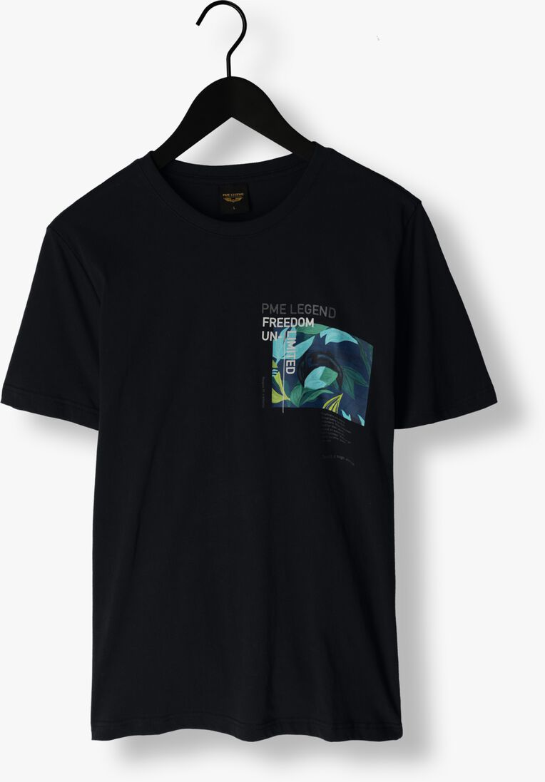 PME LEGEND blauwe pme legend t-shirt short sleeve r-neck single jersey