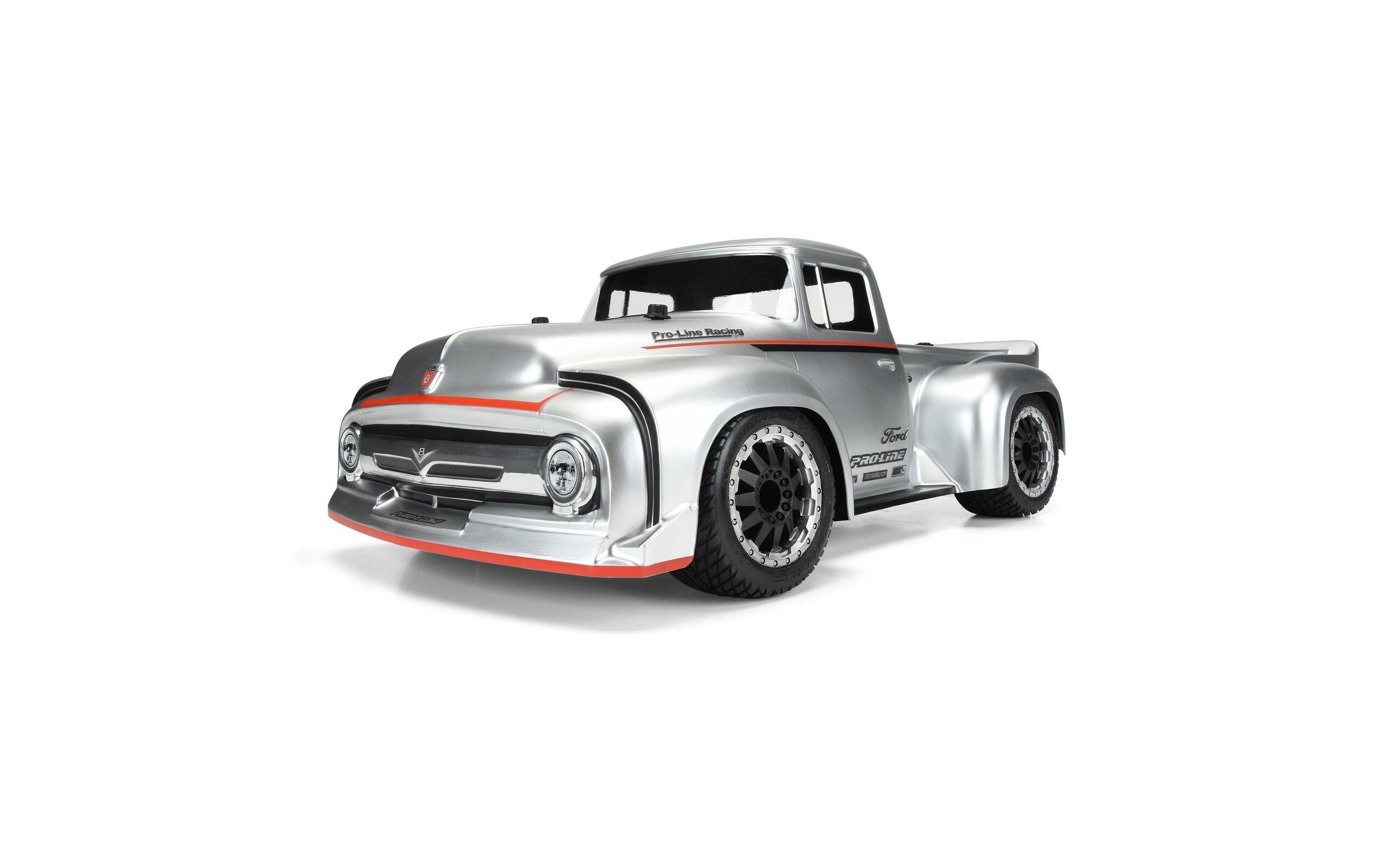 Karosserie Ford F-100 1956 unlackiert, 1:10Pro-Touring Street Truck Karosserie