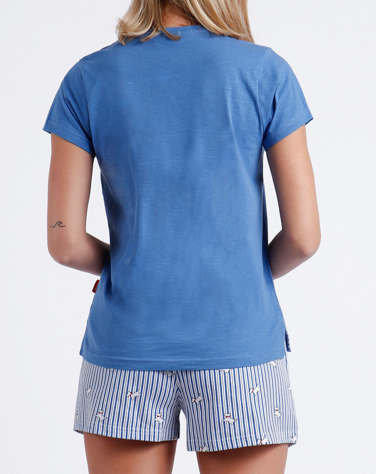 Admas Pyjama T-Shirt & Short Elara bleu