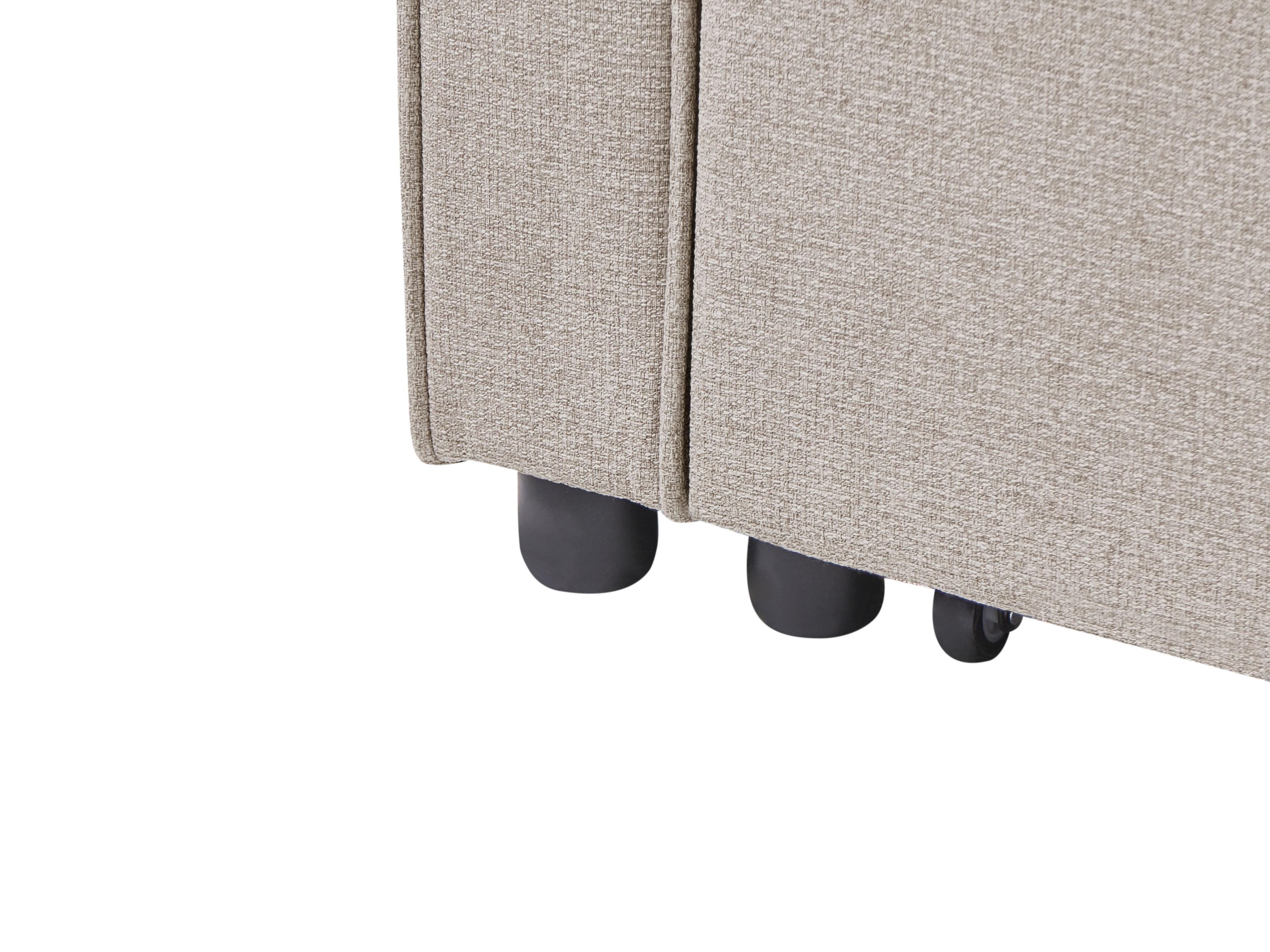 Slaapbank 3-zits GLOMMA Stof Beige