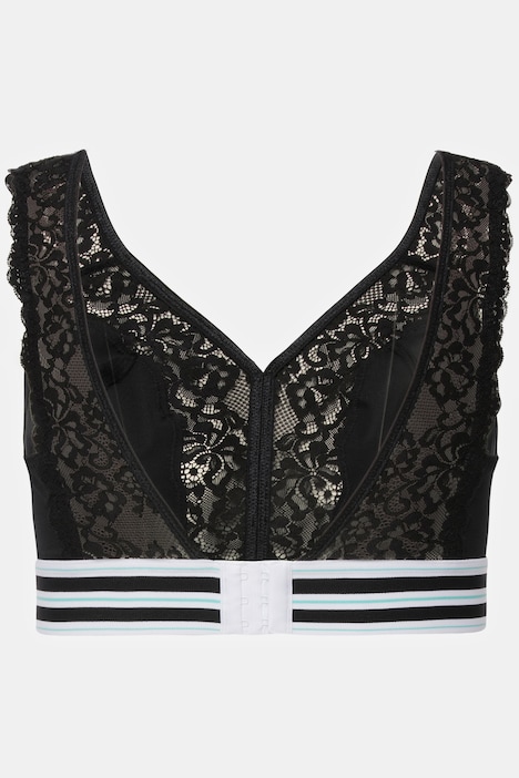 Minimizer-Bralette, Spitze, ohne Bügel