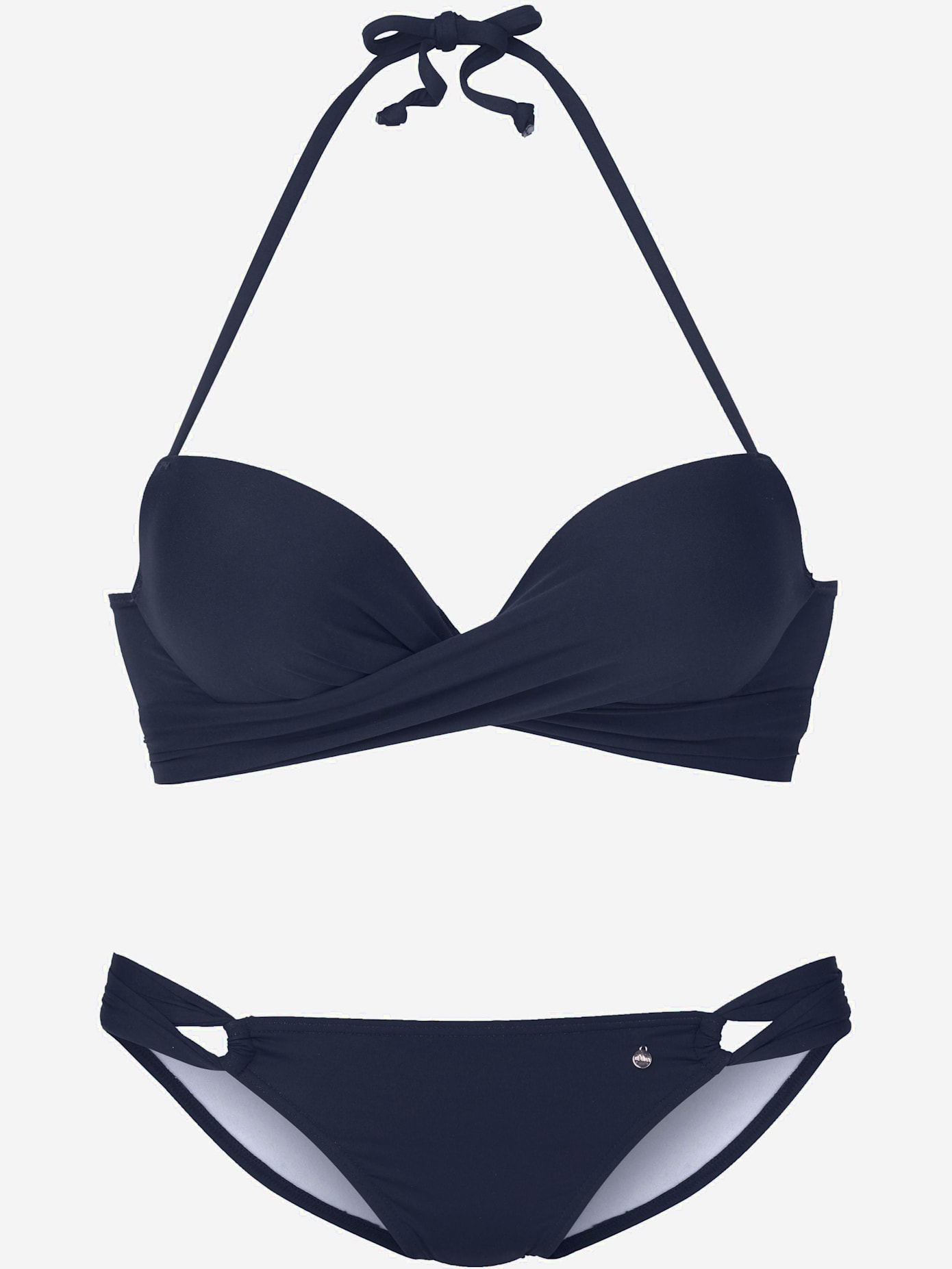 Bikini push-up coloris unis