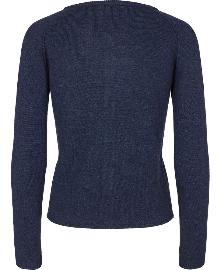 Rosemunde Cashmere Cardigan ls Dark navy melange