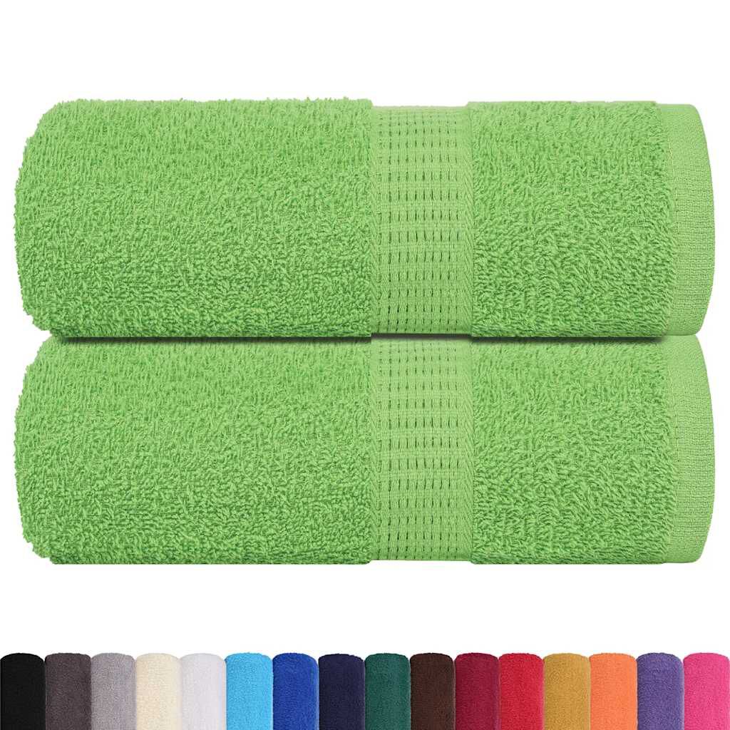 vidaXL Handdoeken 2 stuks FROGN Appelgroen 30x30 cm 100% Katoen
