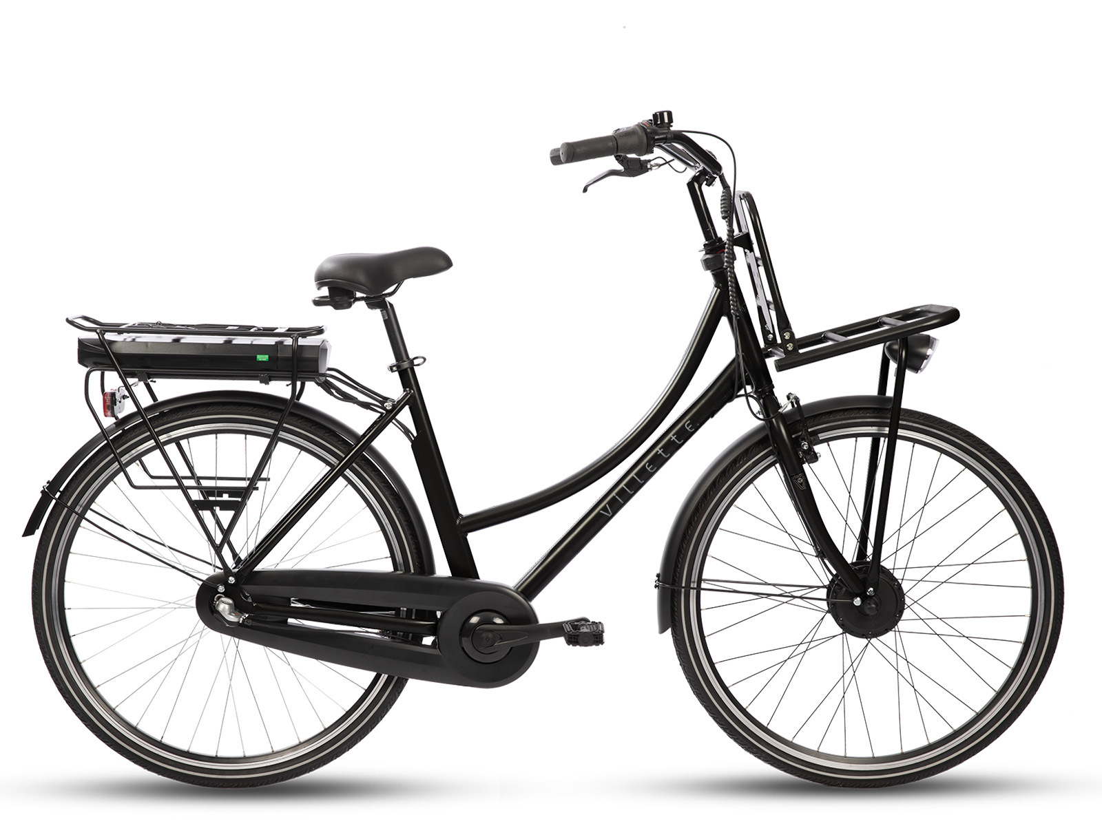 Villette Transporter N3 BG  13Ah e-bike - Matt Black