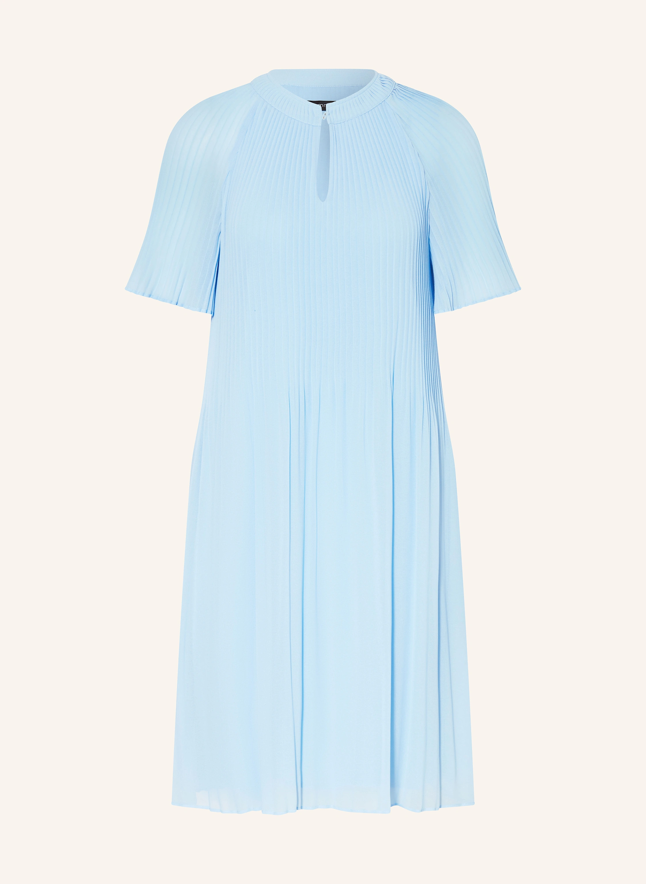 comma Plisseekleid