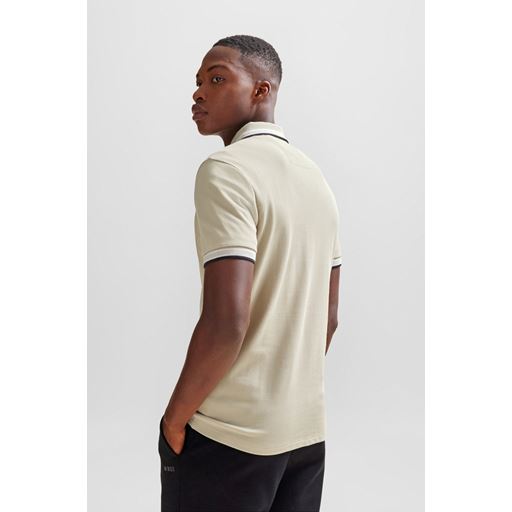 Boss Green Polo T-shirt, Light Beige, S