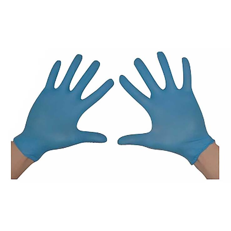 Handschuhe Einmal Nitril XL blau, 100 St