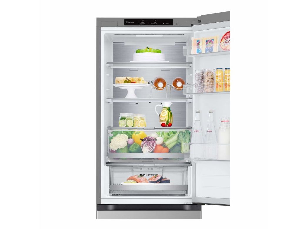 FRIGORÍFICO COMBINADO LG GBV7180CPY NO FROST C 186CM 344L CINZENTO