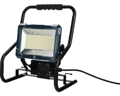 LUMAK PRO LED werklamp met statief IP54 100W 16500 lm 6500 K 5,0 m H07RN-F kabel met stekker + 2x USB uitgang + 1x geaard stopcontact