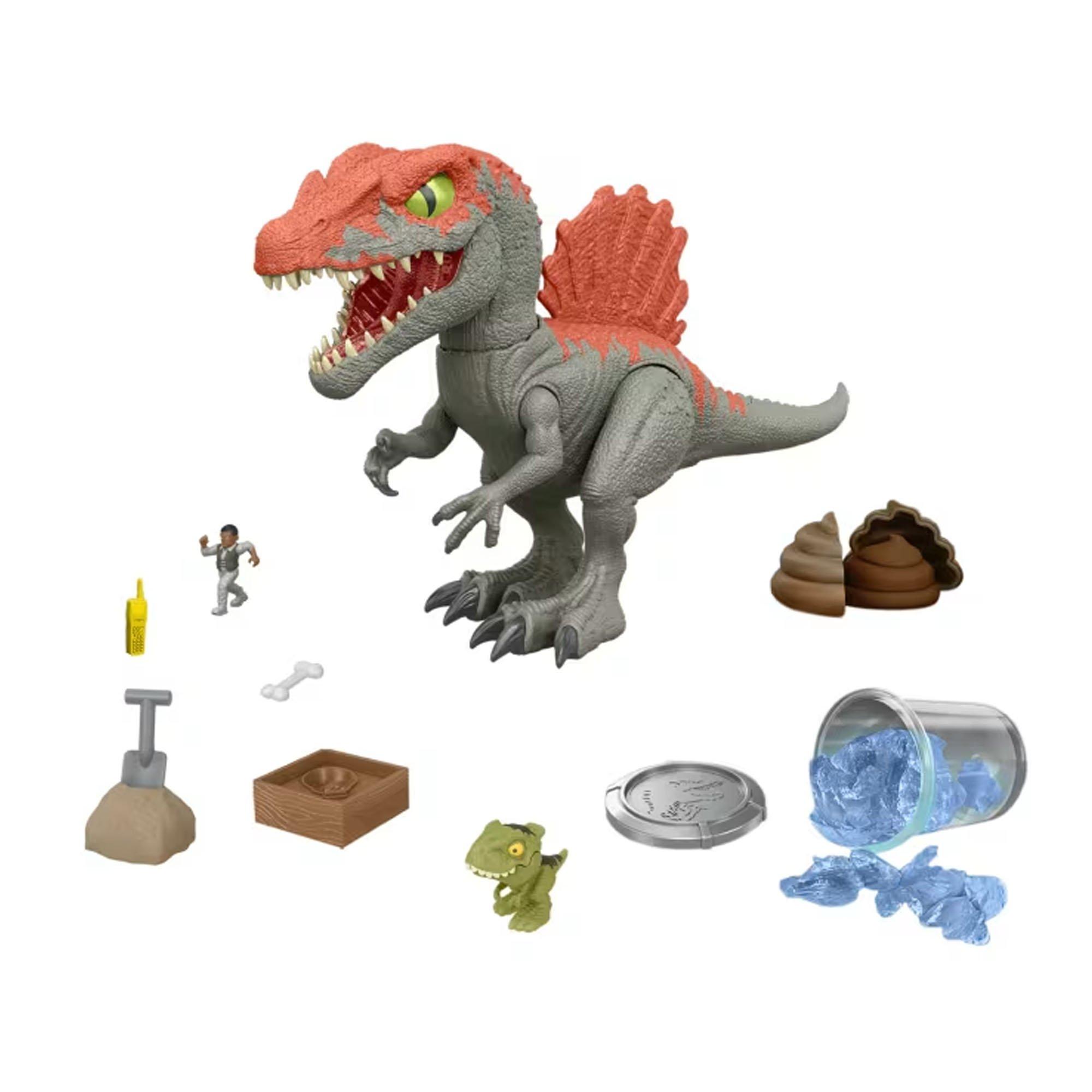 Jurassic Park Jurassic World Spinosaurus Cage Crasher Action Figure Playset