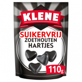 Klene Suikervrije zoethouten hartjes drop