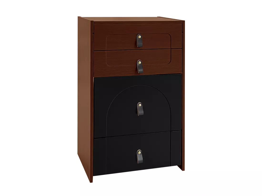 Coiffeuse avec 3 tiroirs, plateau pliable et 1 tabouret - 50 x 40 x 115.6 cm - miroir lumineux LED intégré - Bois MDF - Noir