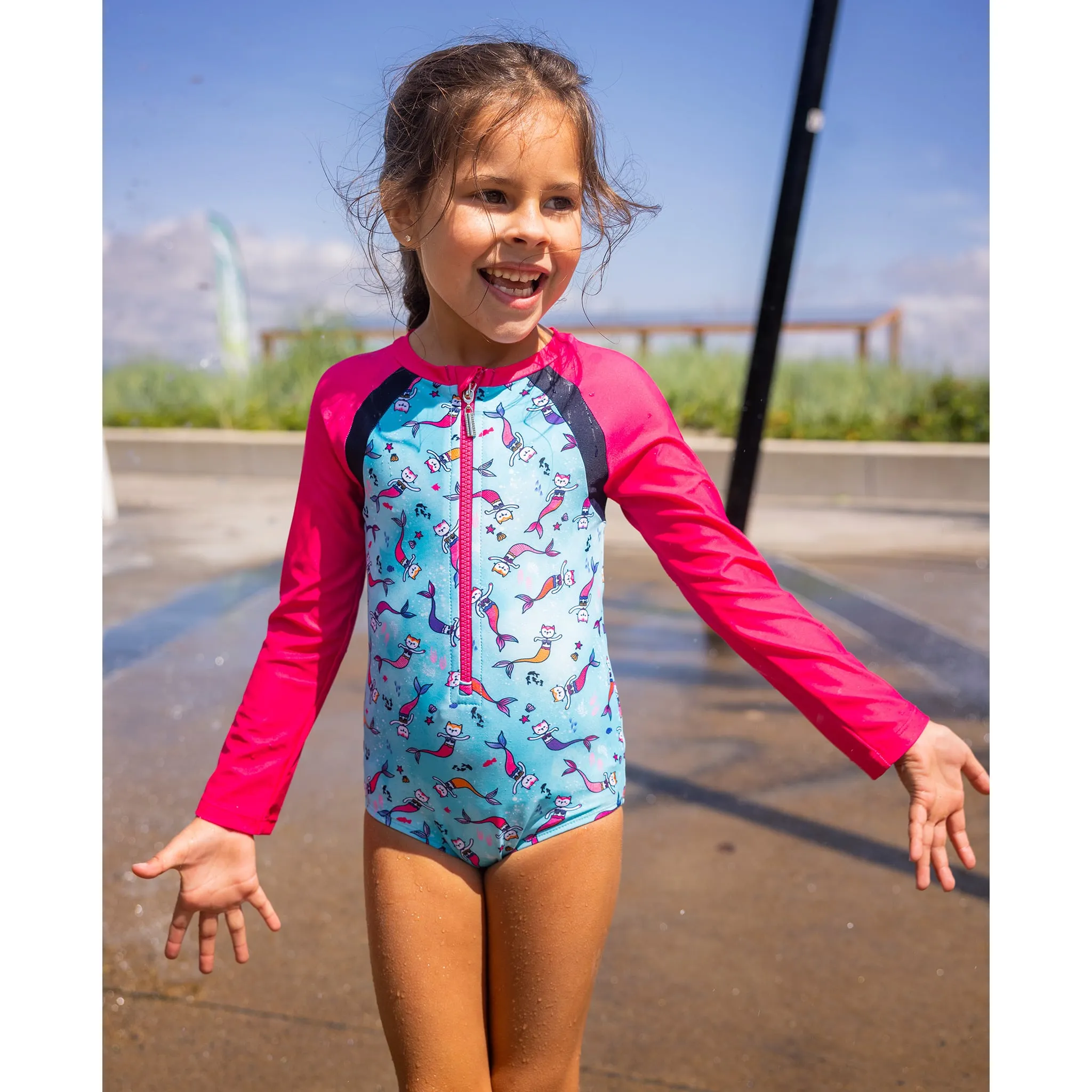 Nanö Maillot UV Manches Longues Chat-Sirène 2-6ans