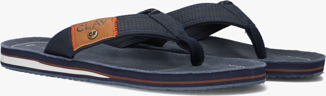 CLAY blauwe clay slippers clay001