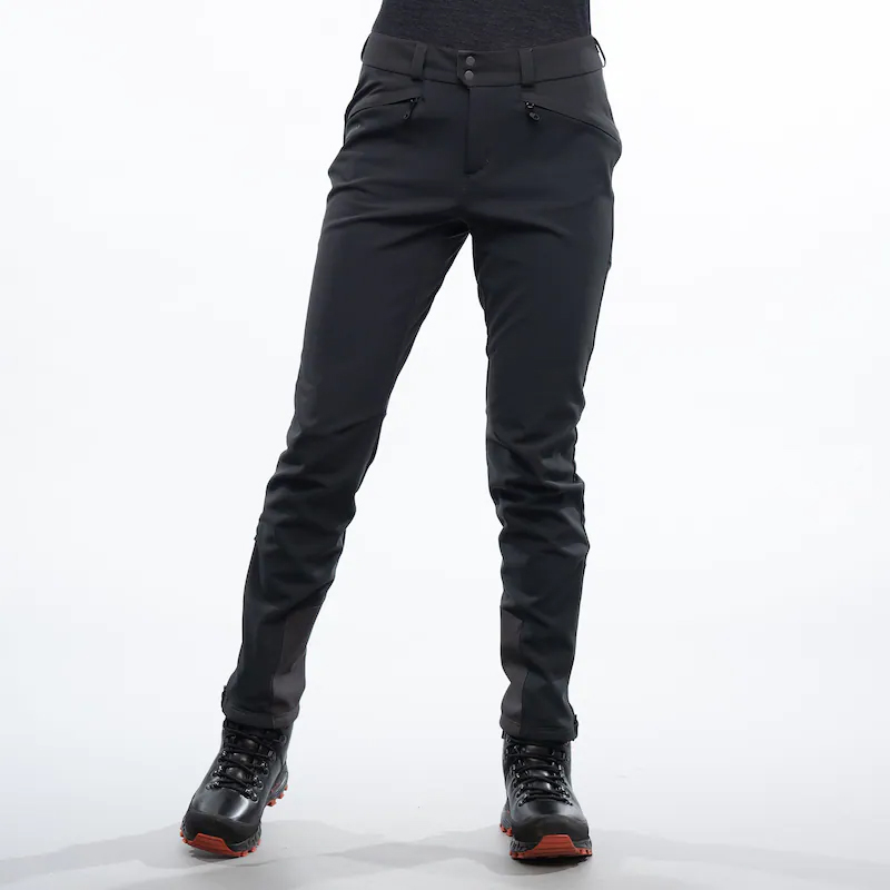 Istjern Warm Flex Pant Dame Solid Charcoal