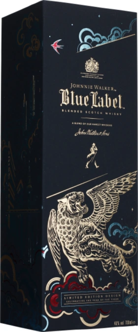 JOHNNIE WALKER BLUE LABEL YEAR OF THE TIGER 70CL