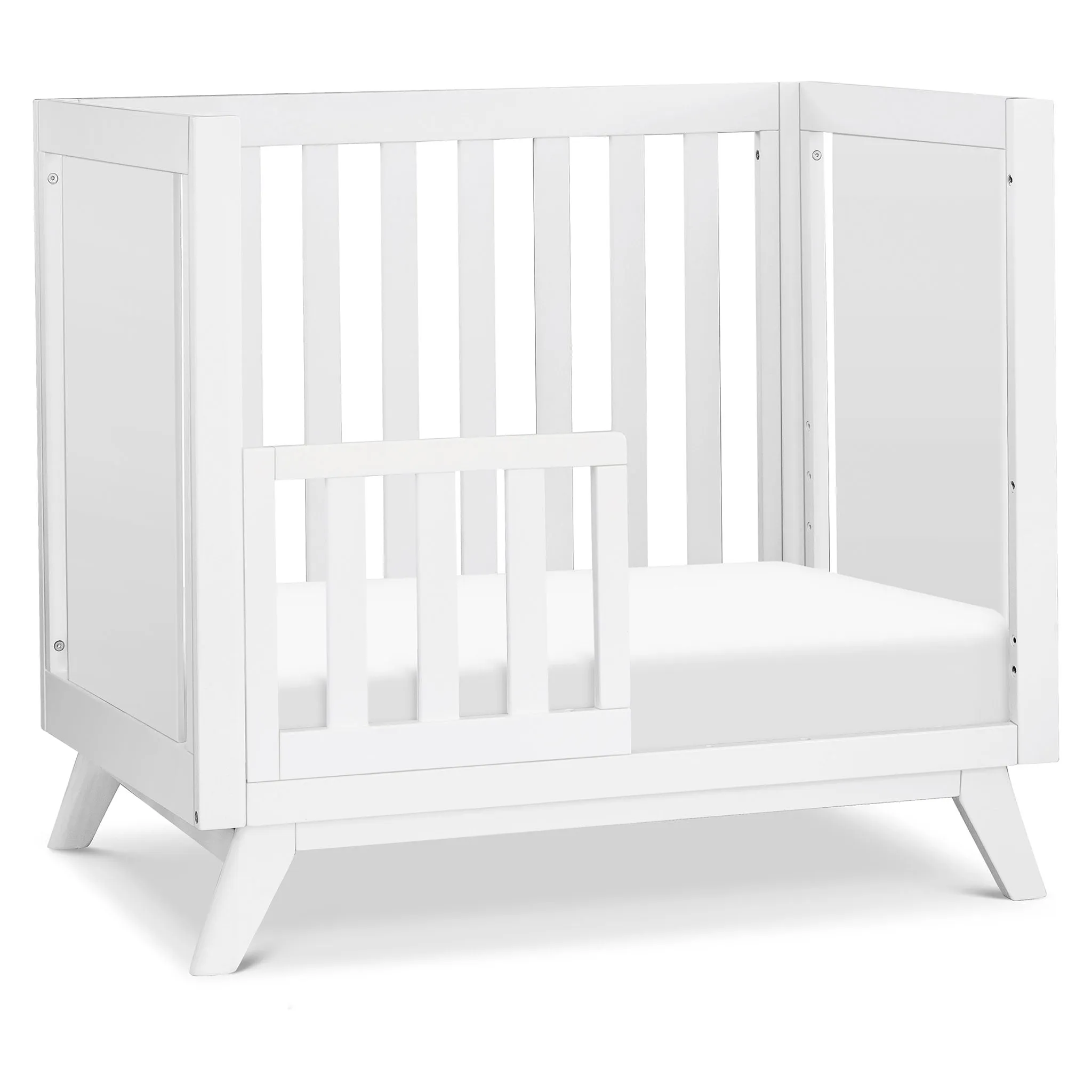 DaVinci Mini Couchette Convertible Otto 3-en-1 (avec matelas de 4 inclus) - Blanc