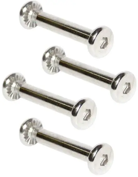 Tempish 6mm Hjulaksler 4-Pak - Hjulbolte Inliners | SkatePro