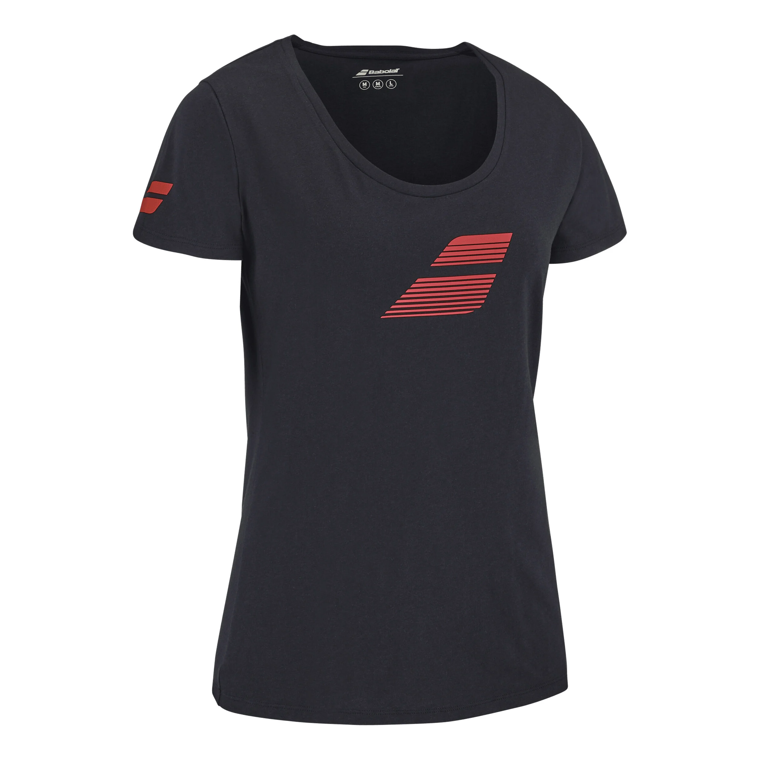 Babolat Exercise Flag T-shirt Femmes - Noir , Rouge