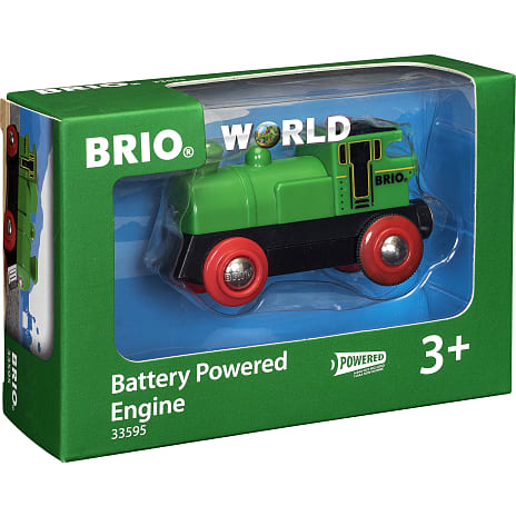 BRIO 33595 Batteridrevet tovejs lokomotiv, grønt/sort