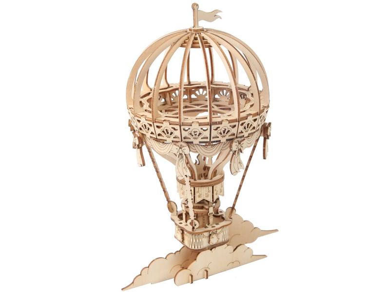 RoboTime Bausatz Heissluftballon Heissluftballon 3D Puzzle aus Holz
