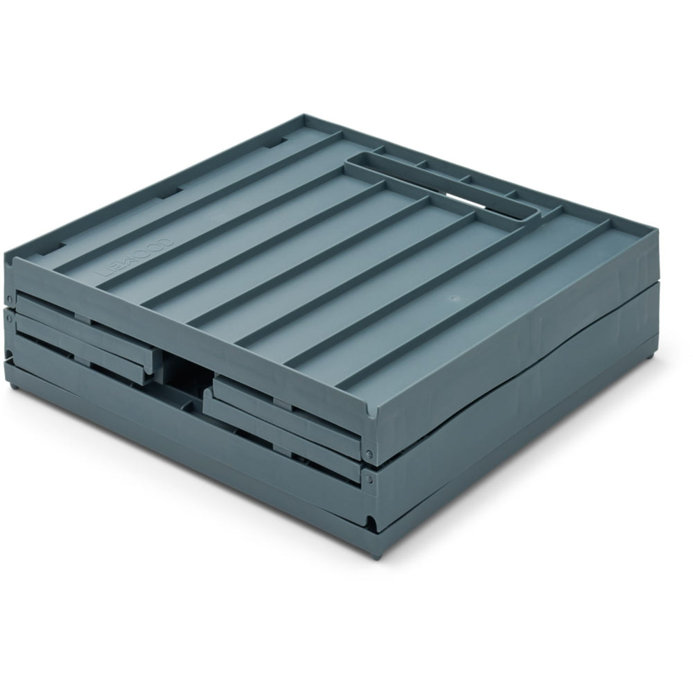 Køb LIEWOOD Whale Blue Elijah Opbevaring Box W. Lid