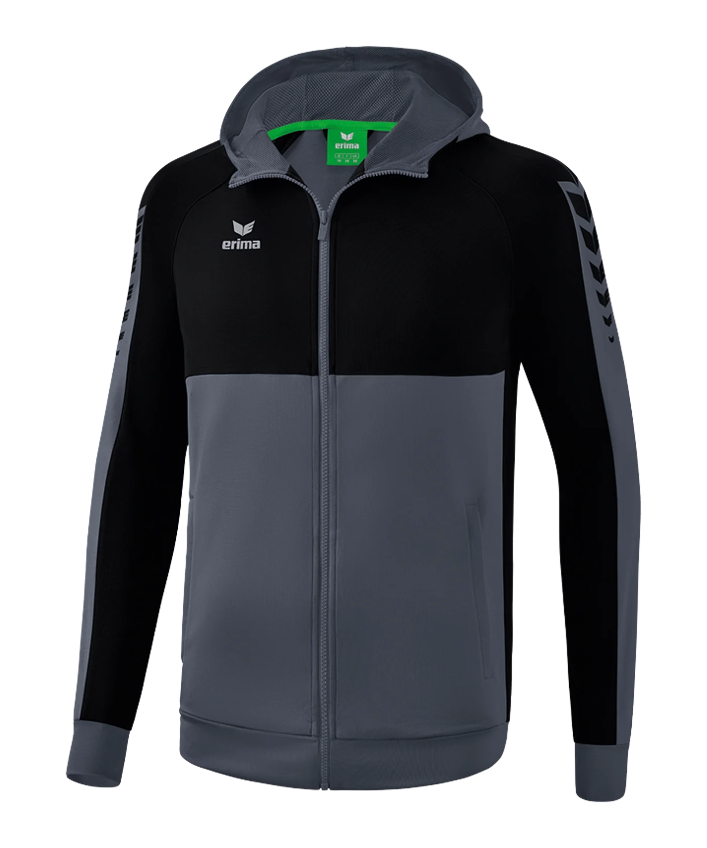 Erima Six Wings Kapuzenjacke Kids Grau