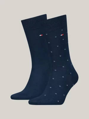 Pacote com 2 pares de meias clássicas de bolinhas