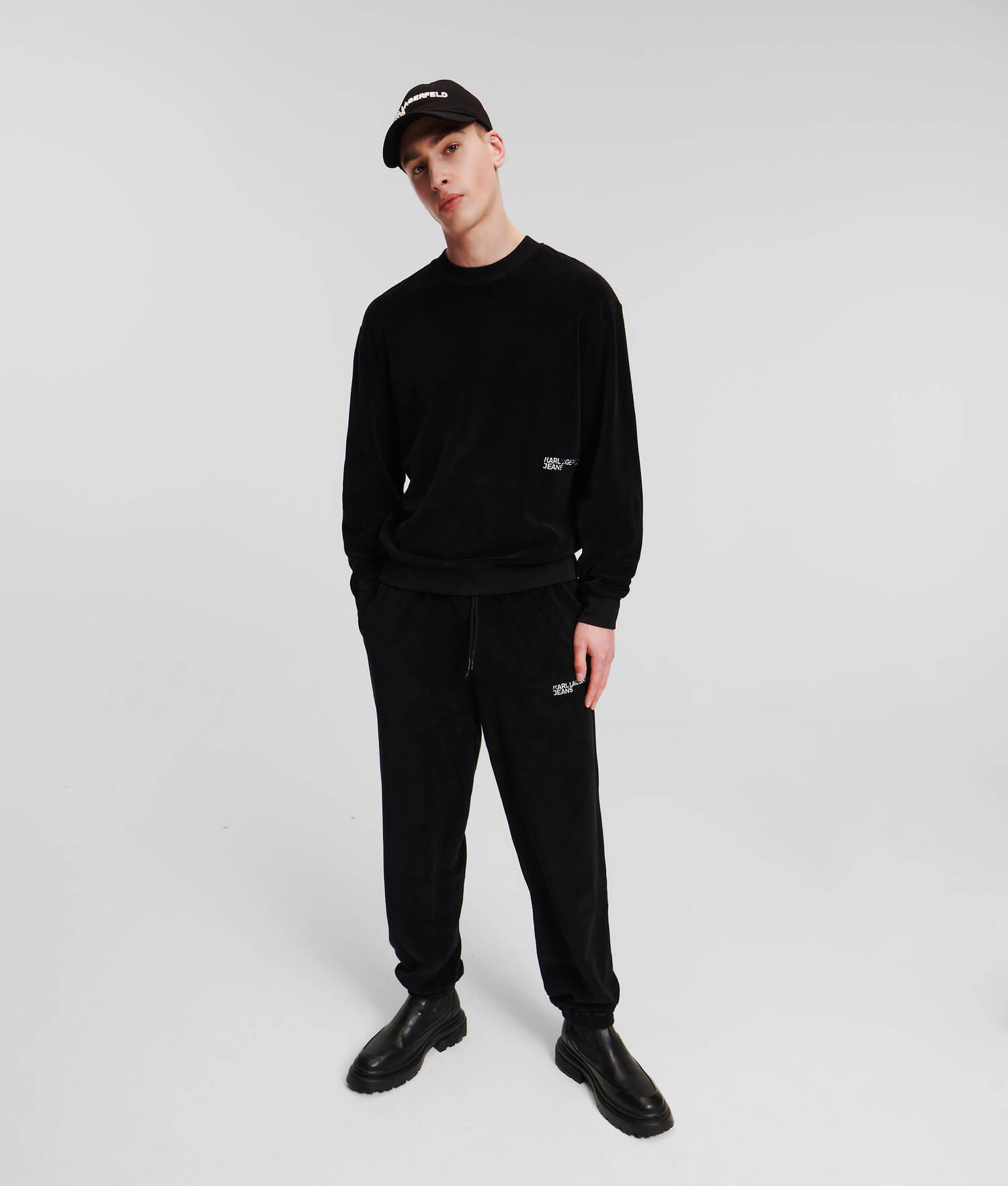 PANTALON DE JOGGING KLJ EN TISSU ÉPONGE