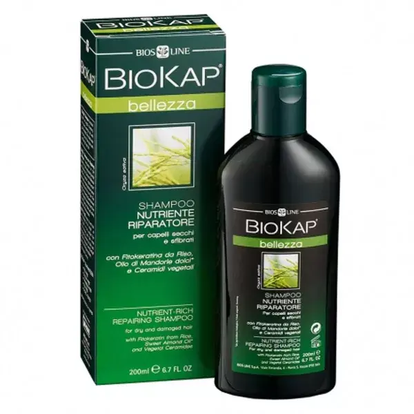 Shampoo Nutritivo e Reparador Biokap 200ml