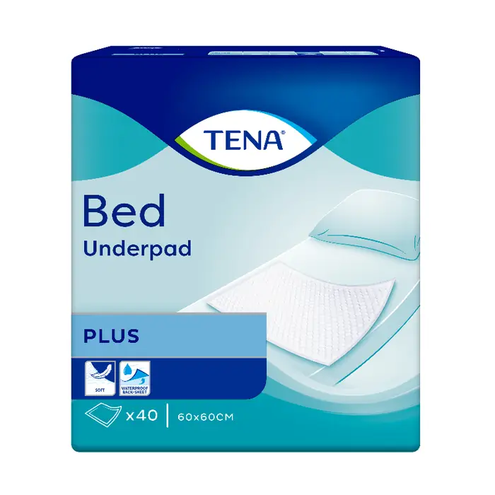 BED PLUS - Protection de Lit pour Incontinence - 60x60cm - 40 Protections