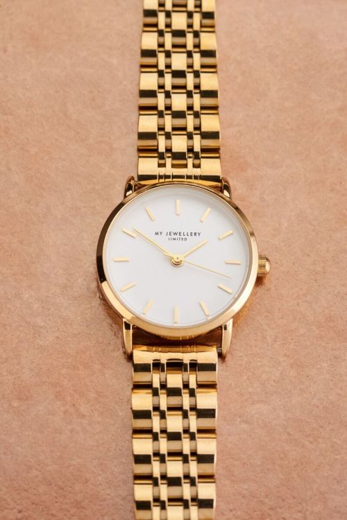 Rond horloge met kleine witte wijzerplaat