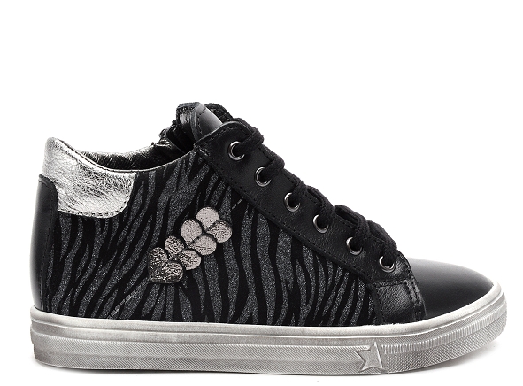 Bopy boots bottine enfant sebra noir