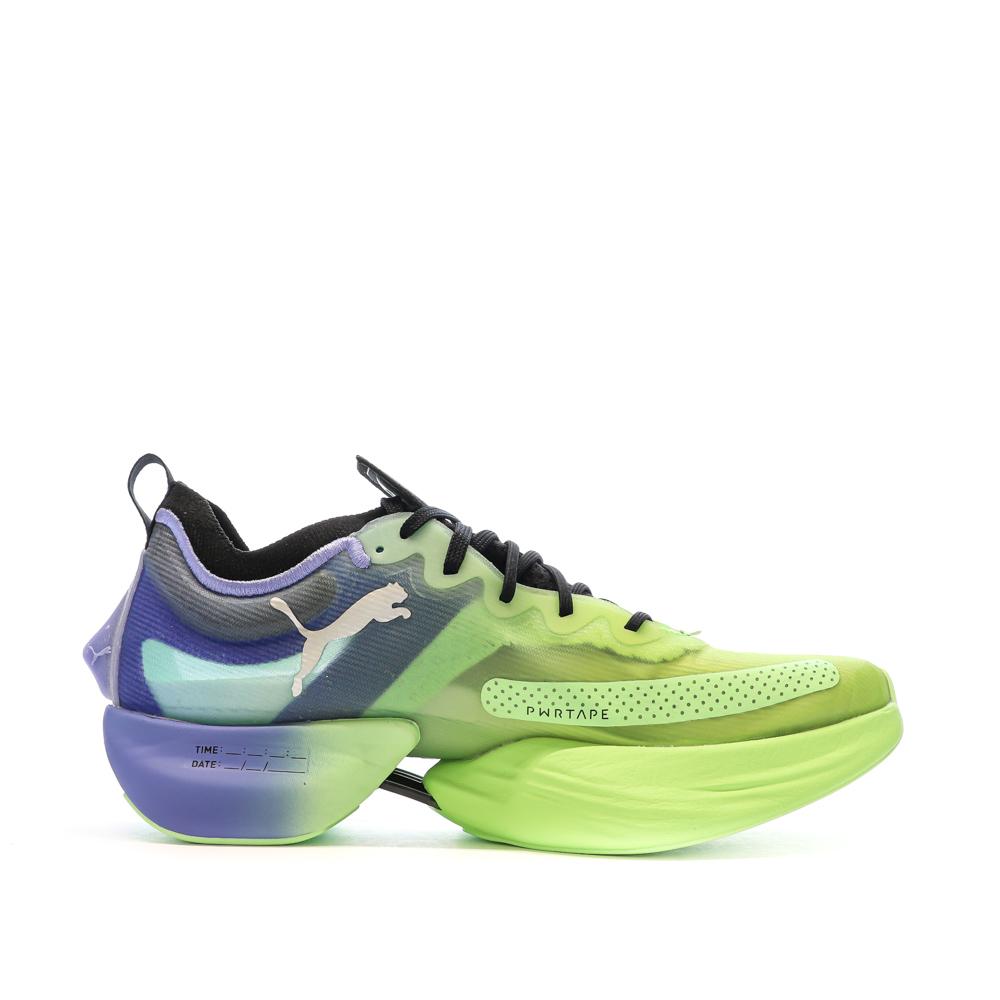 Puma Chaussures de running Jaune/Bleu Femme Puma Fast Nitro