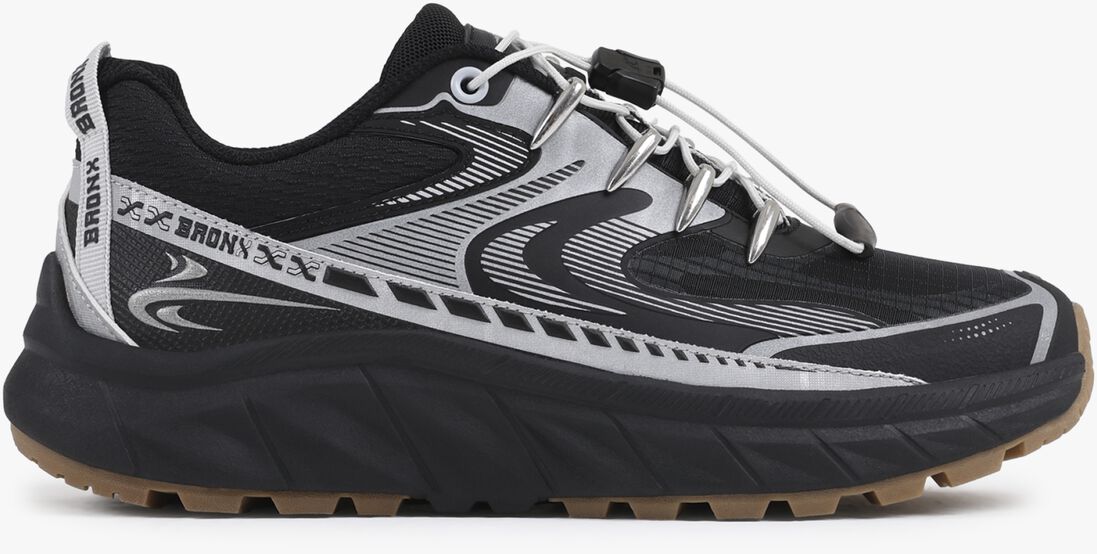 BRONX zwarte bronx lage sneakers track-err 66516-l