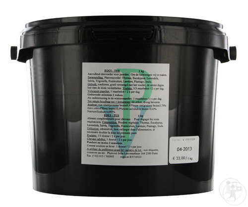 Equi-Tus Aliment Complémentaire Pour Chevaux Poudre 1kg