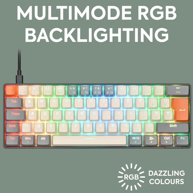 NOS C-450 Mini PRO RGB gaming-tastatur (1973)