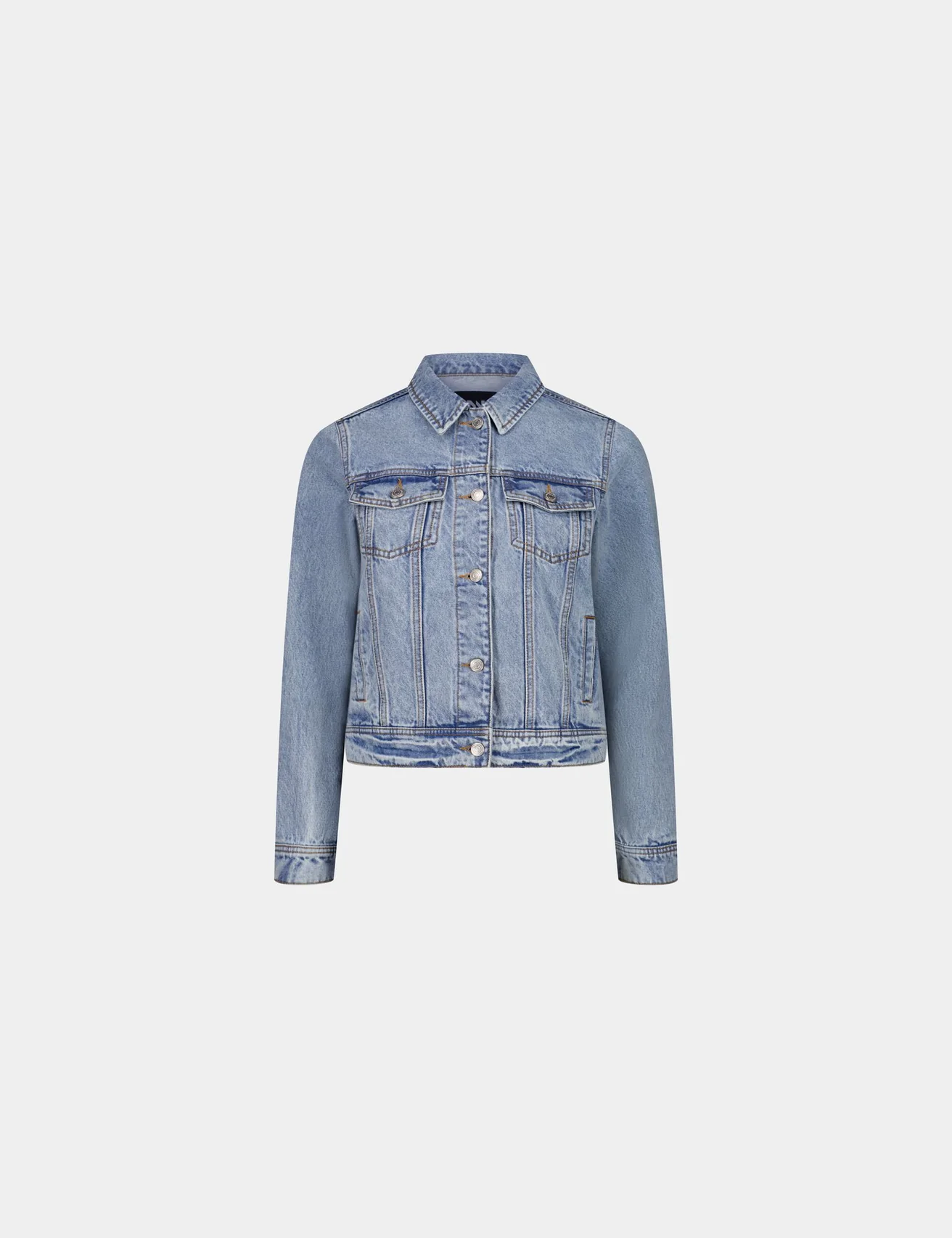 Veste en jean bleue ciel