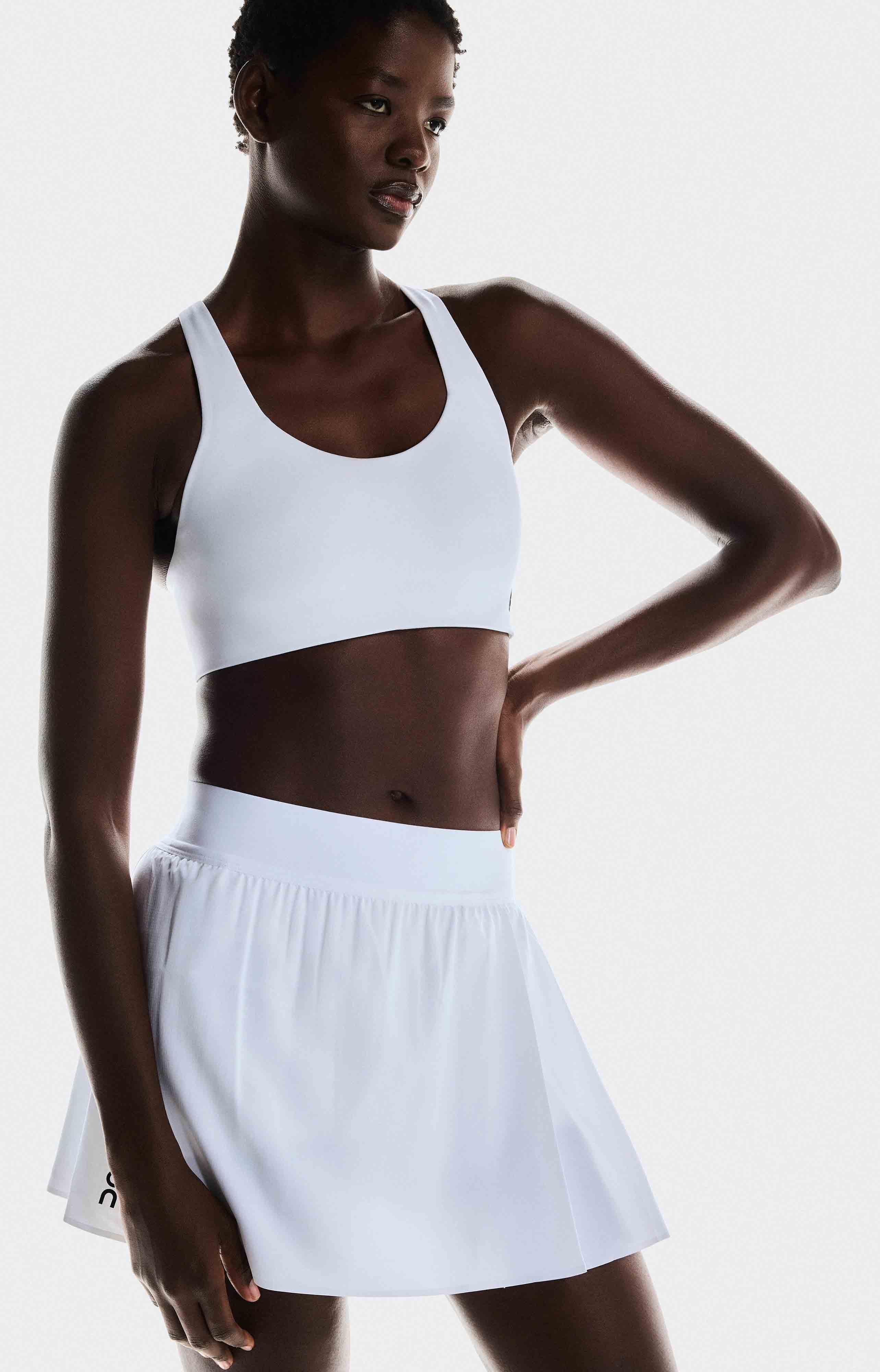Court Skirt Pleated Dame White