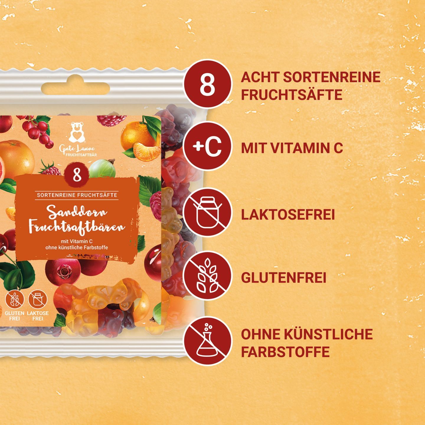 naschlabor Winter Stärkung Fruchtsaftbären 3er-Set
